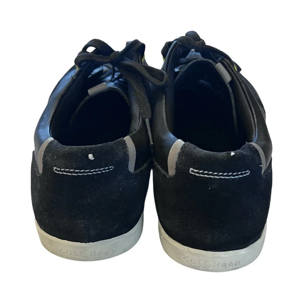 Cole Haan Grand Os Owens sport oxford sneakers black leather men's 12